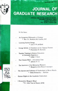 UST Journal of Graduate Research