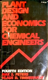 Plant Design and Economics for Chemical Engineers