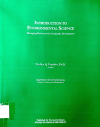 Introduction to Environmental Science: Managing Resources for Sustainable Development