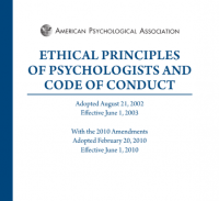 Ethical Principles of Psychologists and Code of Conduct