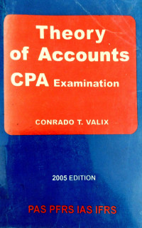 Theory of Accounts CPA Examination