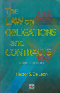 The Law on Obligations and Contracts