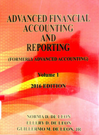 Advanced Financial Accounting and Reporting (Formerly Advanced Accounting)