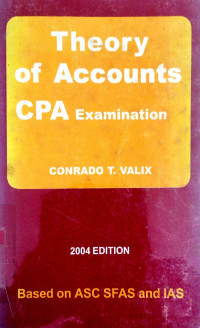 Theory of Accounts CPA Examination