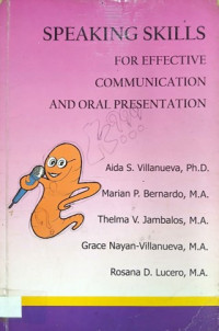 Speaking Skills for Effective Communication and Oral Presentation