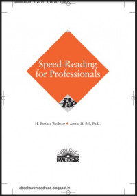 Speed-Reading for Professionals